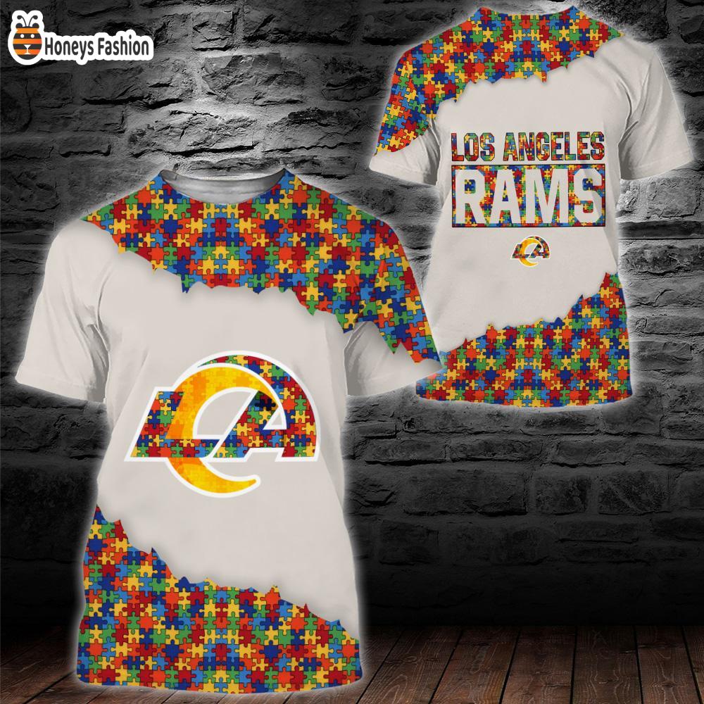 Los Angeles Chargers NFL Autism 3d Hoodie Tshirt