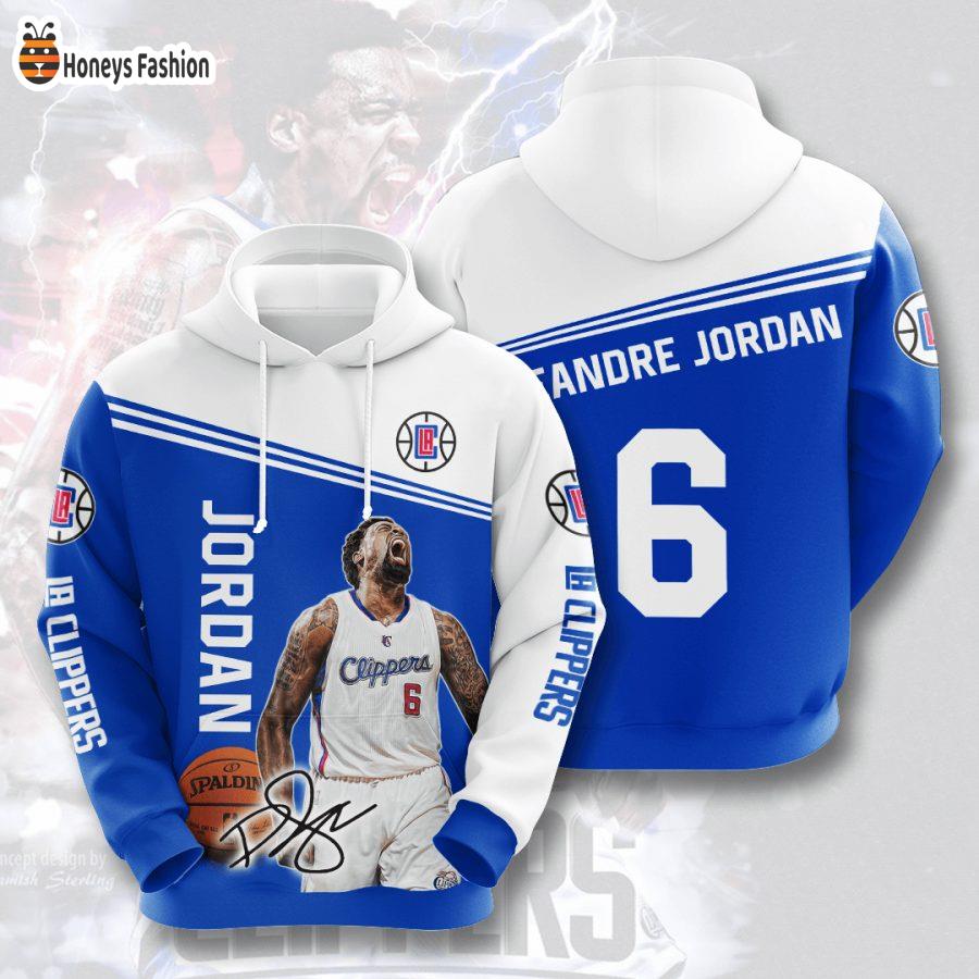 Los Angeles Clippers DeAndre Jordan NBA 3D Hoodie
