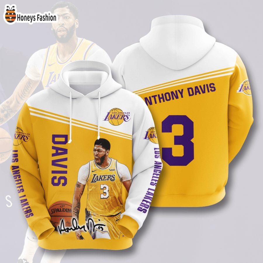 Los Angeles Lakers Anthony Davis NBA 3D Hoodie