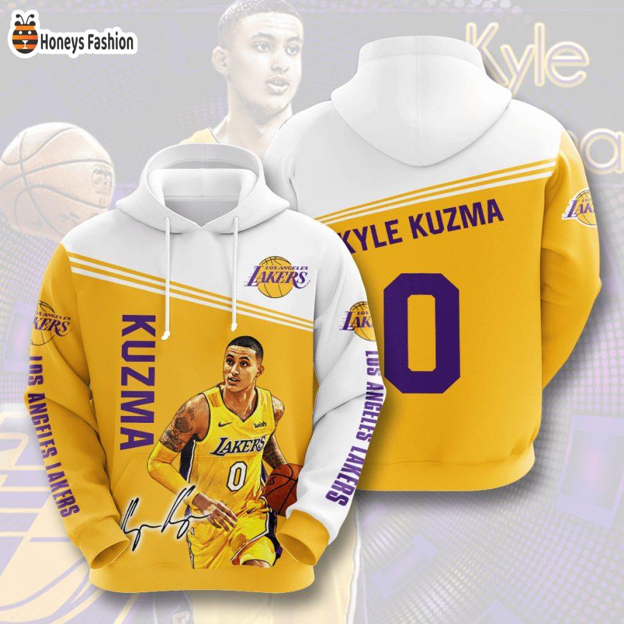 Los Angeles Lakers Kyle Kuzma NBA 3D Hoodie