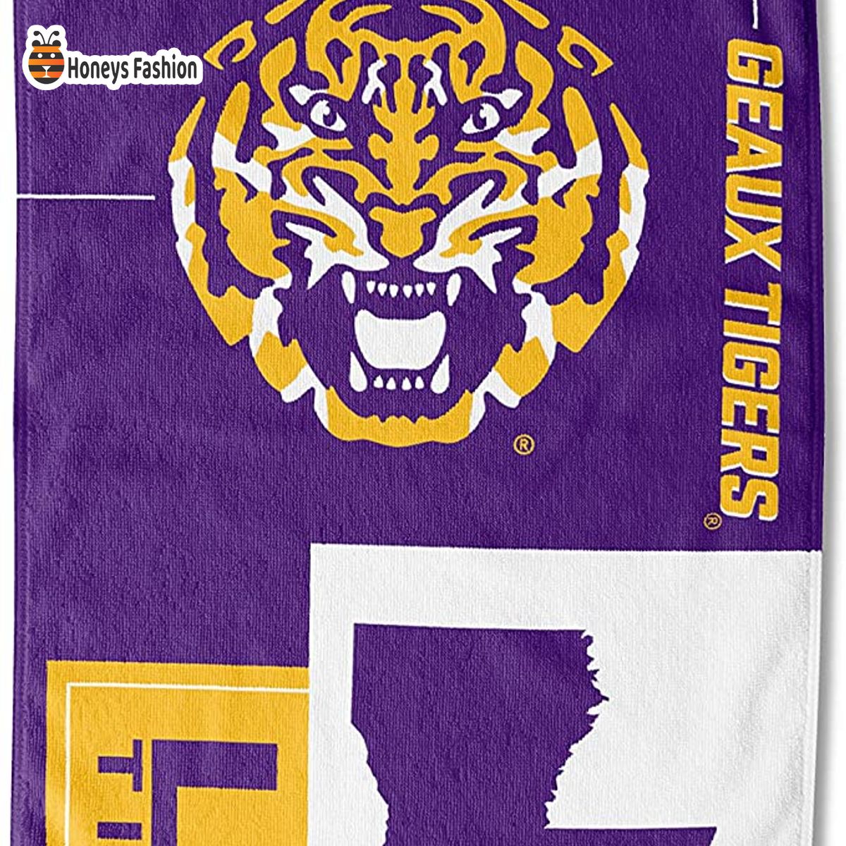 LSU Tigers NCAA Beach Towel