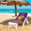 LSU Tigers Stripes NCAA Beach Towel