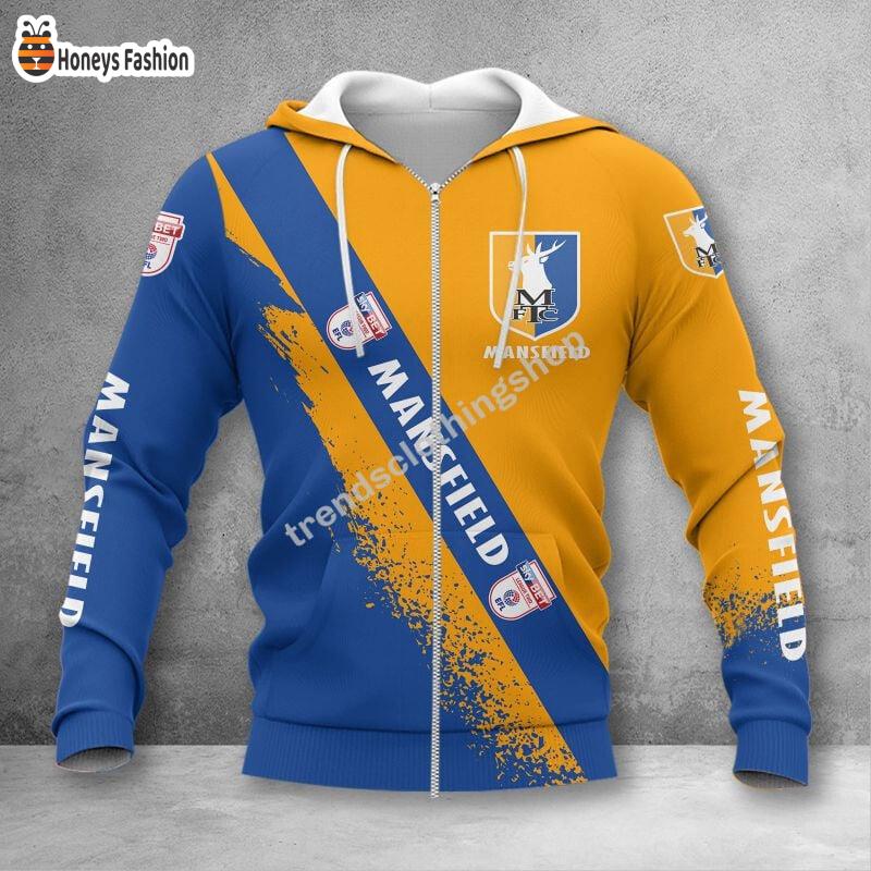 Mansfield Town Lion 3d Hoodie Polo