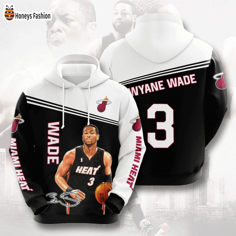 Miami Heat Dwyane Wade NBA 3D Hoodie