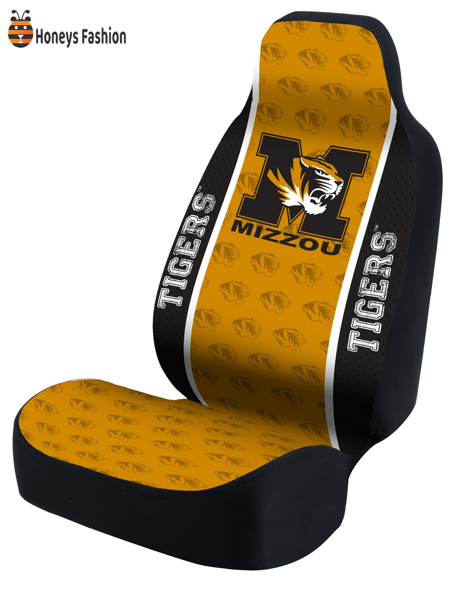 Missouri Tigers Yellow Black Pattern Car Seat Cover