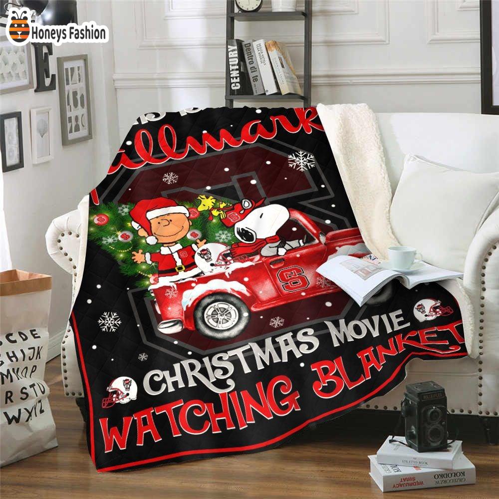 NC State Wolfpack This Is My Hallmark Christmas Movie Watching Blanket