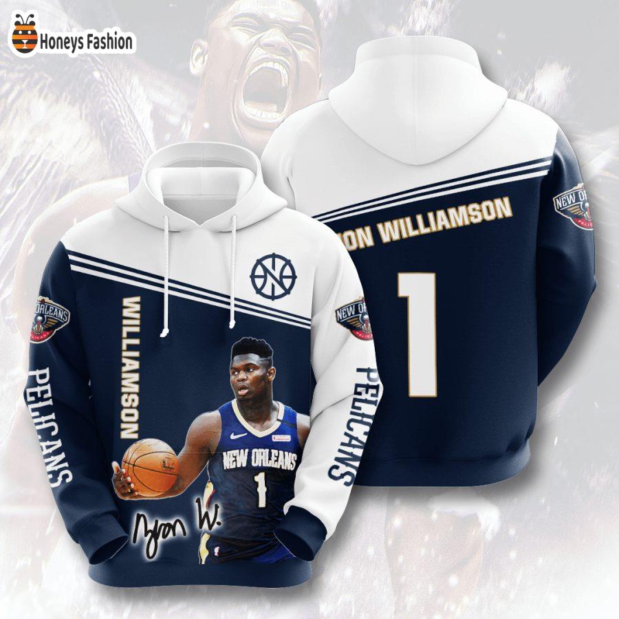 New Orleans Pelicans Zion Williamson NBA 3D Hoodie