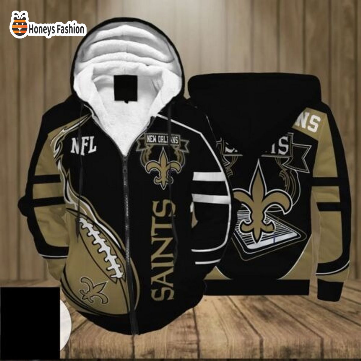 New Orleans Saints NHL 3D Fleece Hoodie