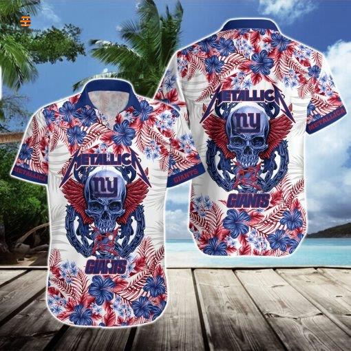 New York Giants Metallica Hawaii Shirt And Short