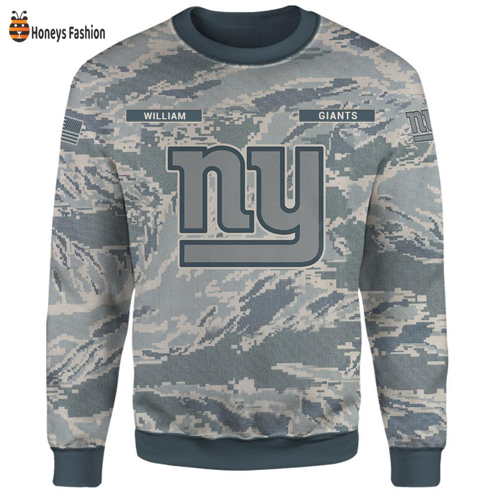 New York Giants U.S Air Force ABU Camouflage Personalized T-Shirt Hoodie