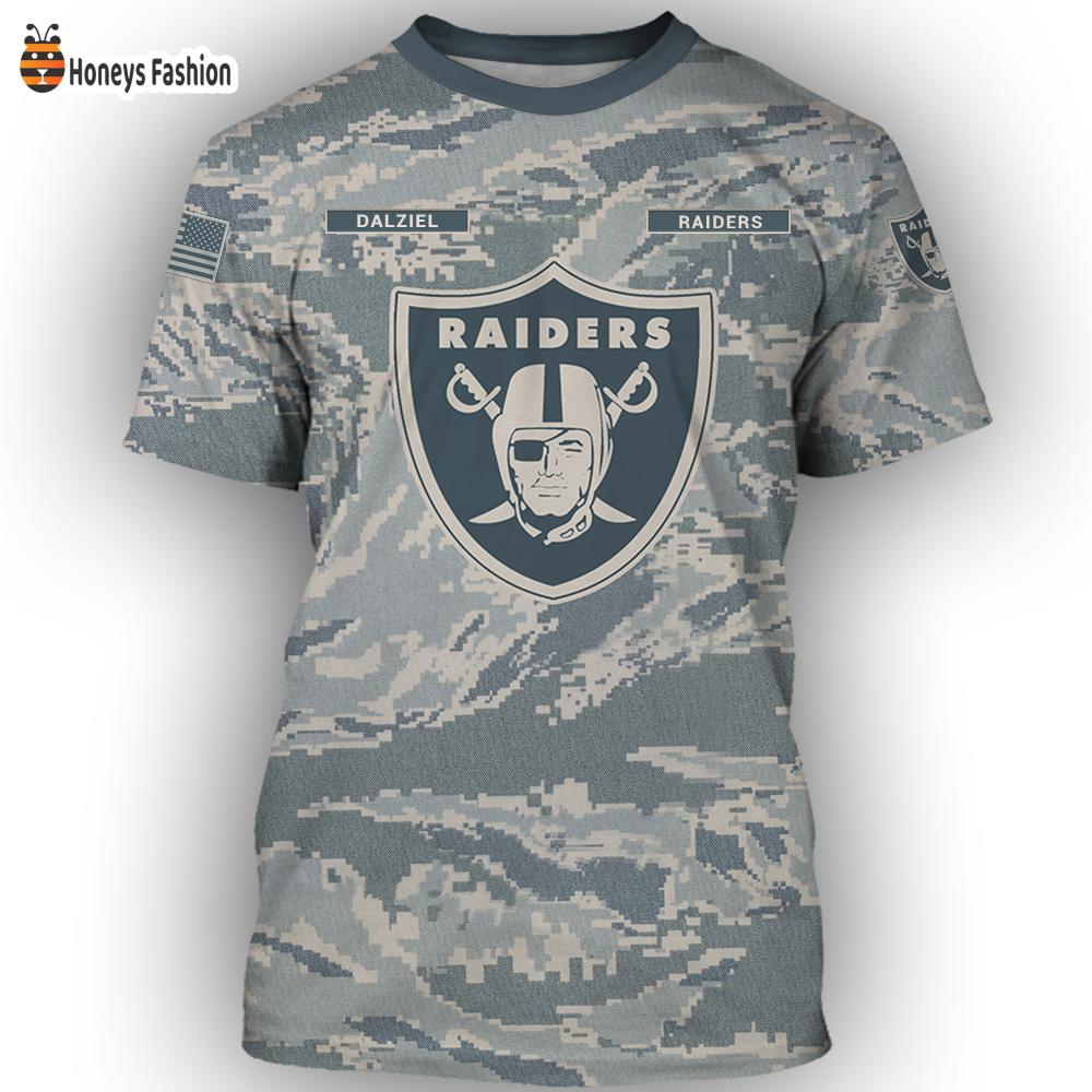 Oakland Raiders U.S Air Force ABU Camouflage Personalized T-Shirt Hoodie