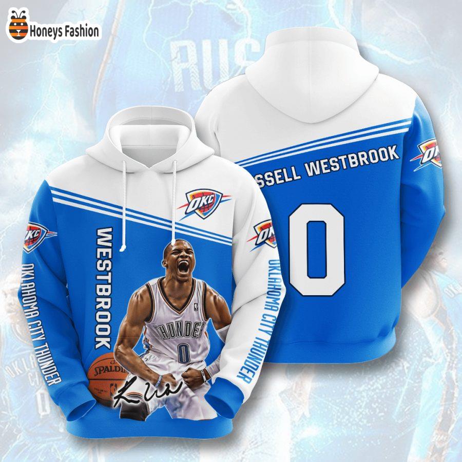 Oklahoma City Thunder Russell Westbrook NBA 3D Hoodie
