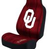 Oklahoma Sooners  Red Distressed Wood Car Seat Cover