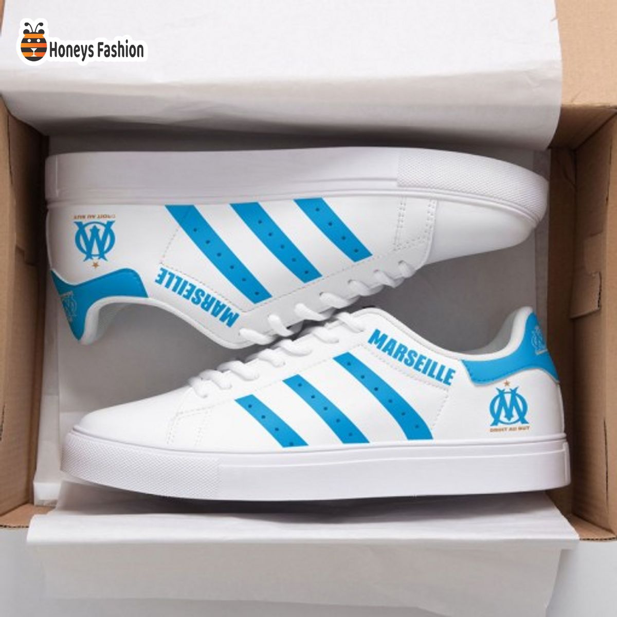 Olympique Marseille Stan Smith Skate Shoes