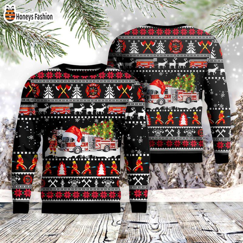 Pennsylvania Everson Volunteer Fire Company Ugly Sweater