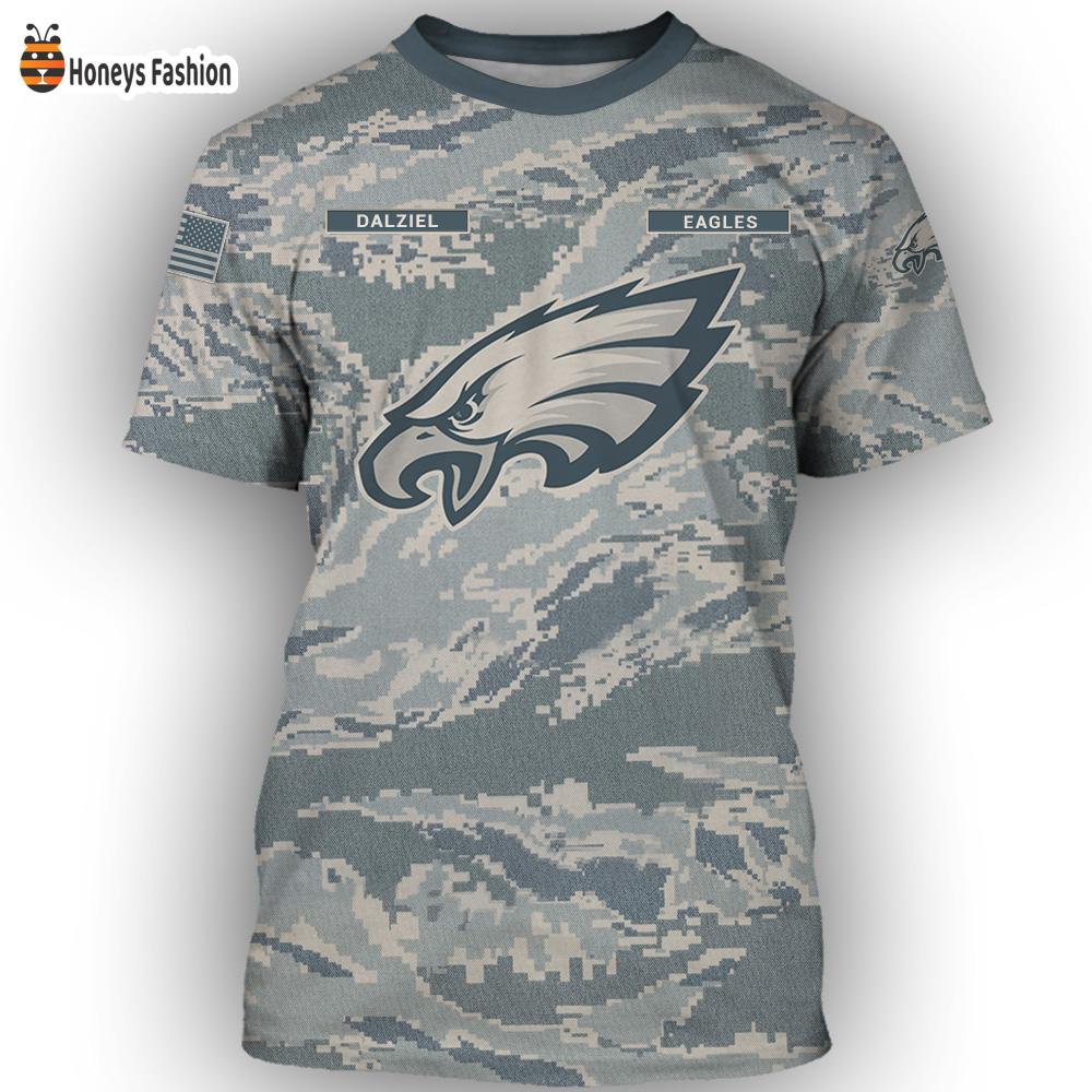 Philadelphia Eagles U.S Air Force ABU Camouflage Personalized T-Shirt Hoodie