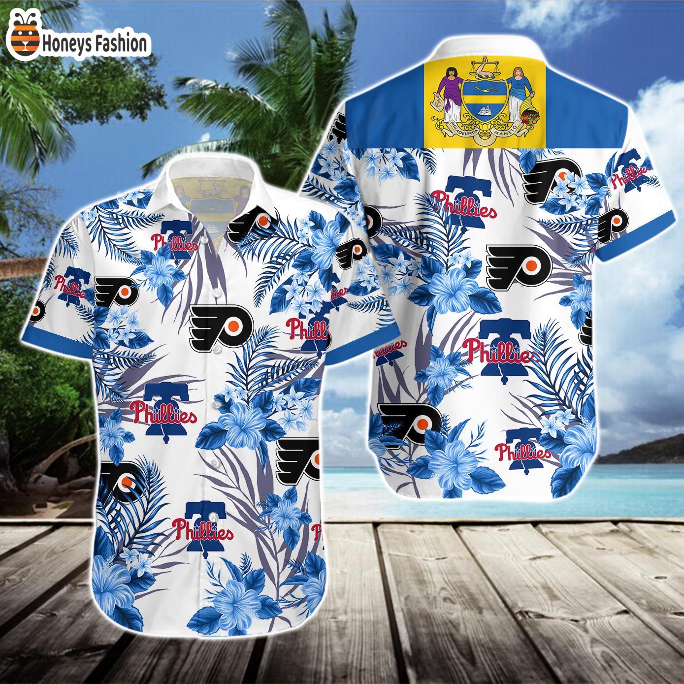 Phillies Flyers Hawaiian Shirt