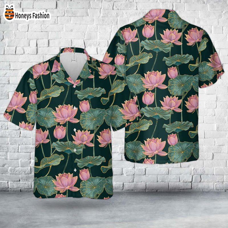 Pink Lotus Hawaiian Shirt