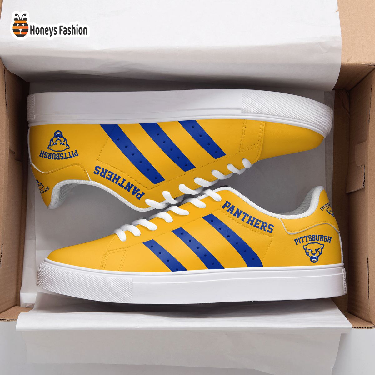 Pittsburgh Panthers Stan Smith Skate Shoes
