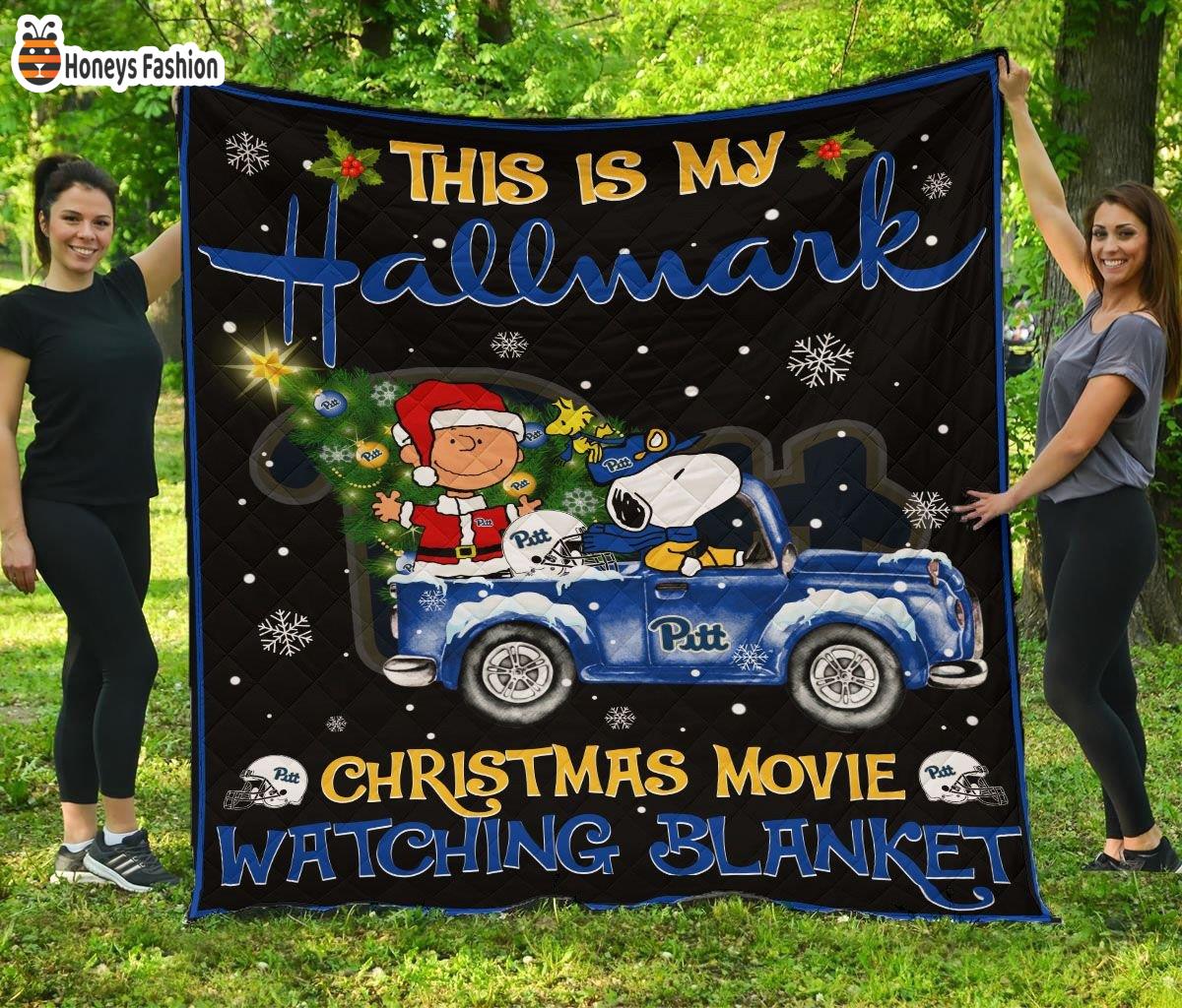 Pittsburgh Panthers This Is My Hallmark Christmas Movie Watching Blanket