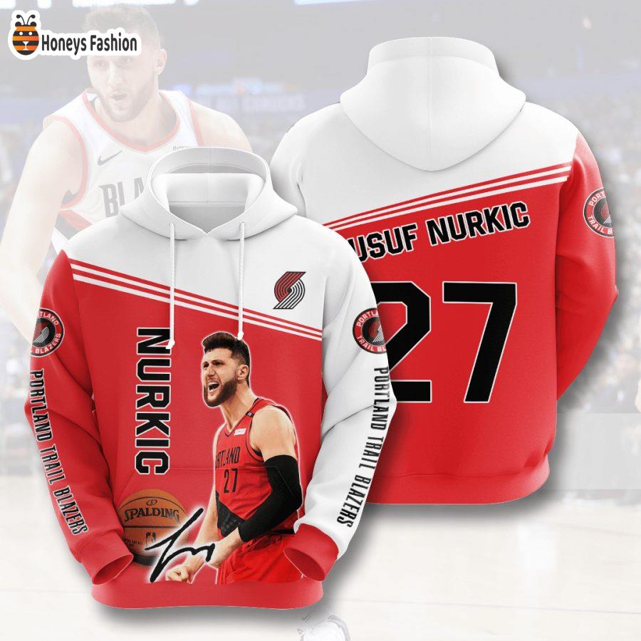 Portland Trail Blazers Jusuf Nurkic NBA 3D Hoodie