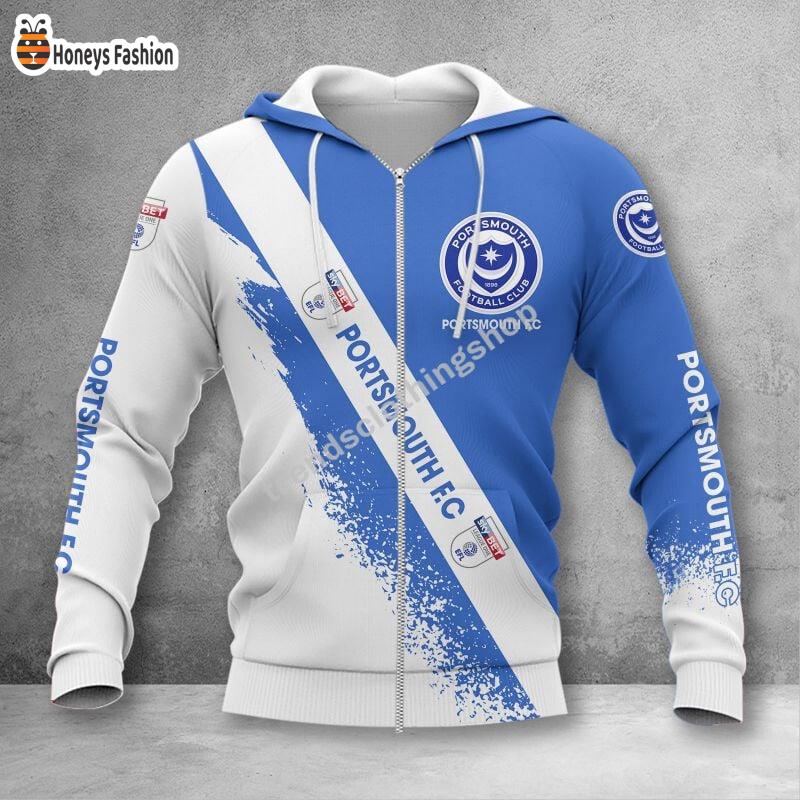 Portsmouth F.C Lion 3d Hoodie Polo