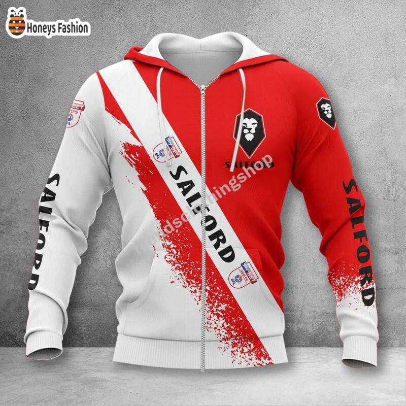 Salford City Lion 3d Hoodie Polo