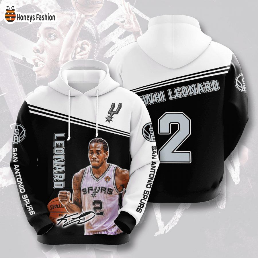 San Antonio Spurs Kawhi Leonard NBA 3D Hoodie