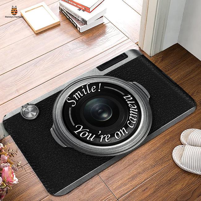Smile You Are On Camera Doormat