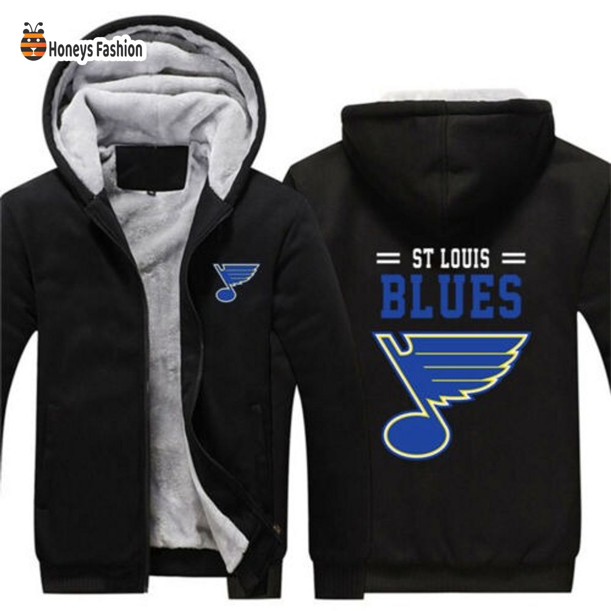 St. Louis Blues NHL 3D Fleece Hoodie