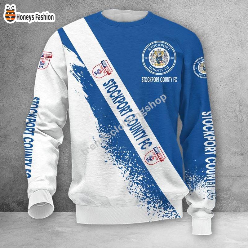 Stockport County F.C Lion 3d Hoodie Polo