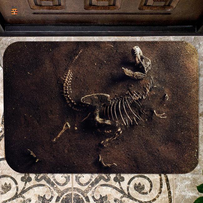 T-rex Dinosaur Fossil Doormat