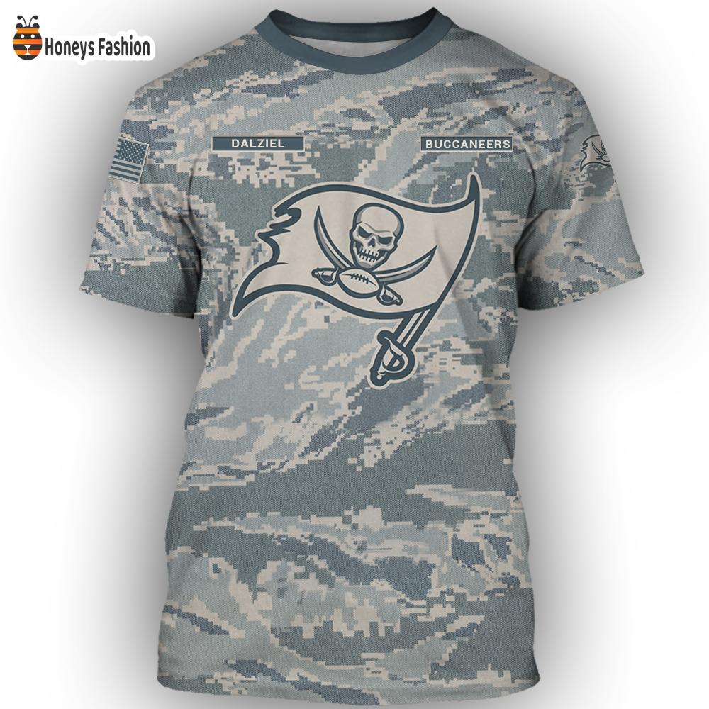 Tampa Bay Buccaneers U.S Air Force ABU Camouflage Personalized T-Shirt Hoodie