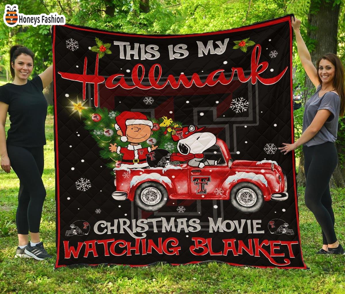 Texas Tech Red Raiders This Is My Hallmark Christmas Movie Watching Blanket