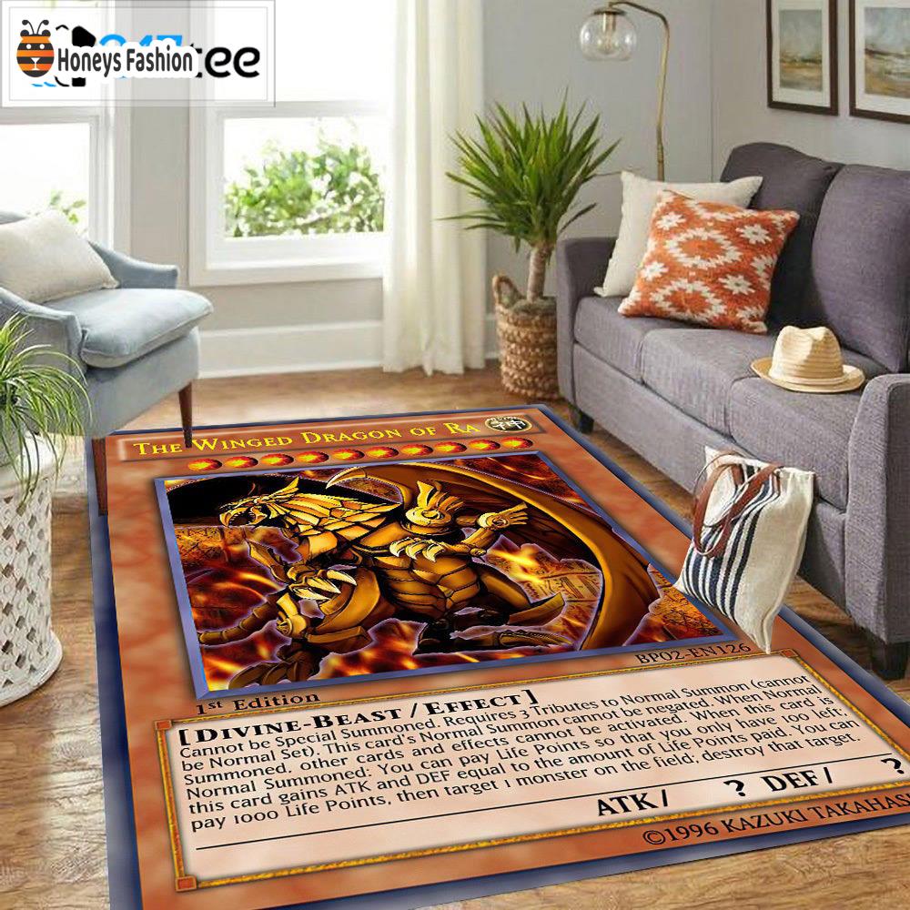 The Winged Dragon Of Ra Card Rug Carpet