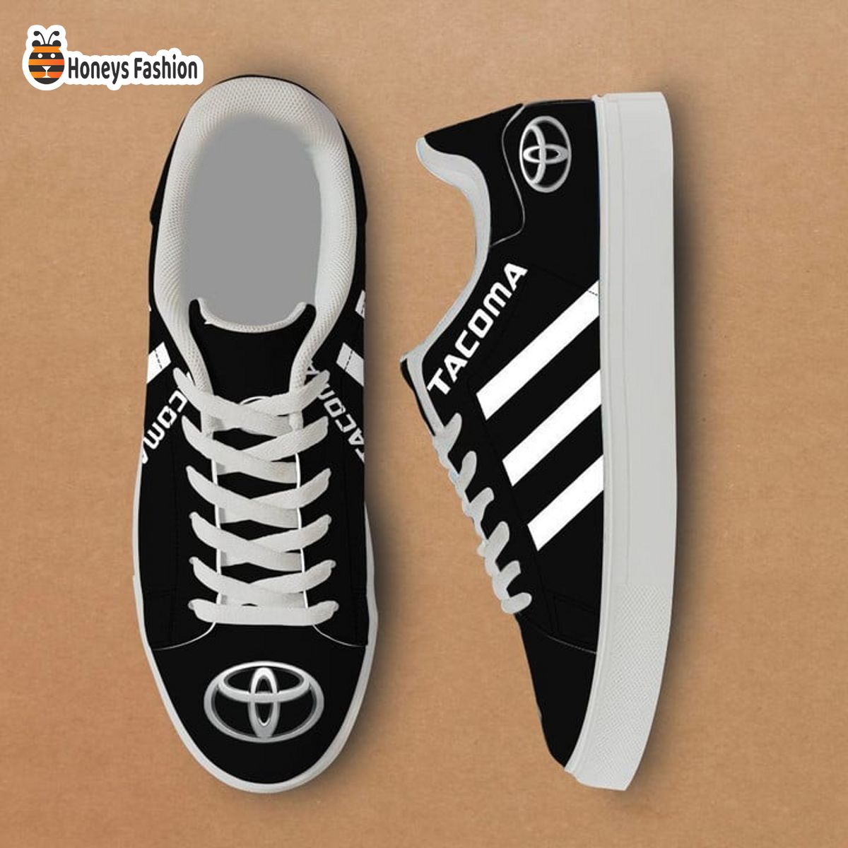 Toyota Tacoma Black Stan Smith Low Top Shoes