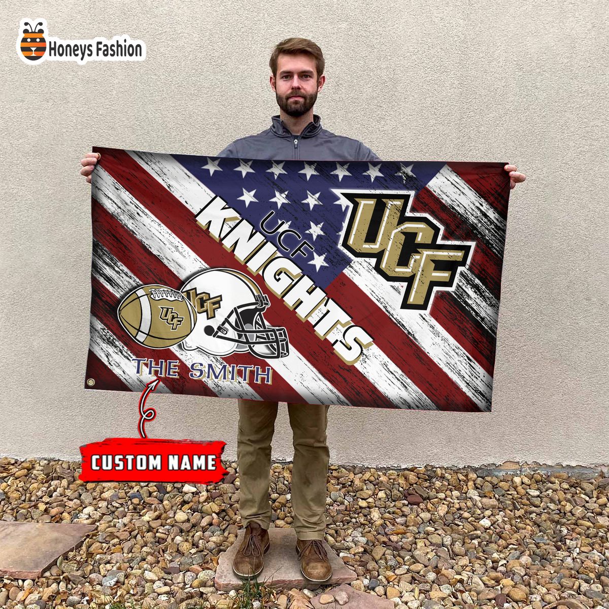 UCF Knights Custom Name Personalized Flag
