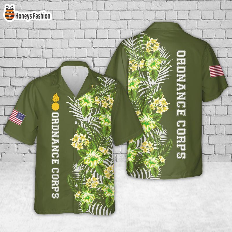 US Army Ordnance Corps Branch Badge Hawaiian Shirt