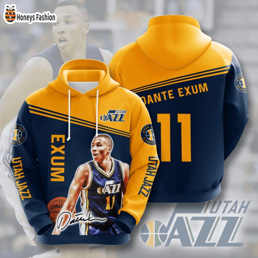 Utah Jazz Dante Exum NBA 3D Hoodie
