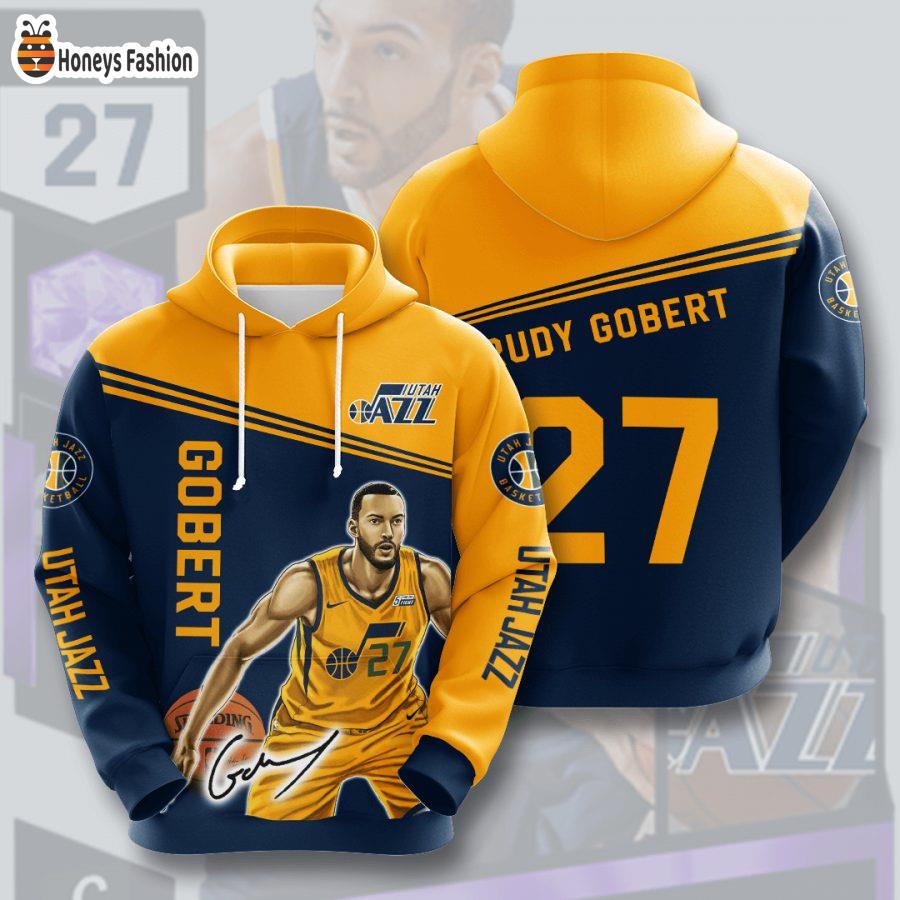 Utah Jazz Rudy Gobert NBA 3D Hoodie