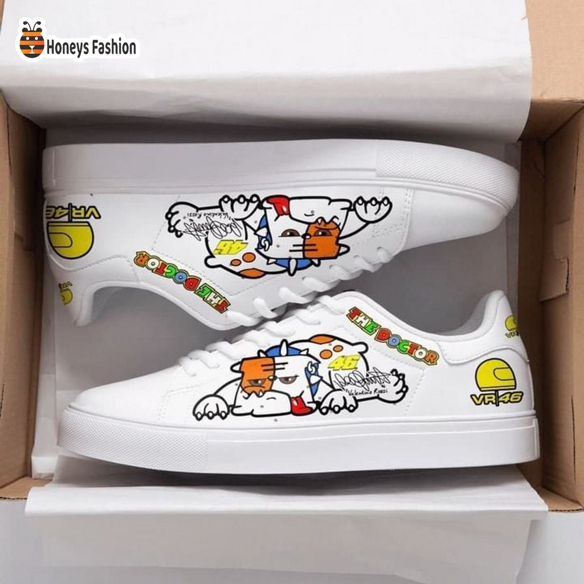 VR46 The Doctor Stan Smith Low Top Shoes