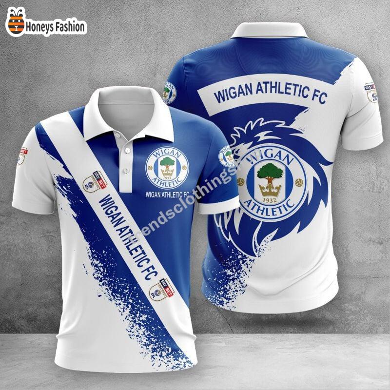 Wigan Athletic Lion 3d Hoodie Polo