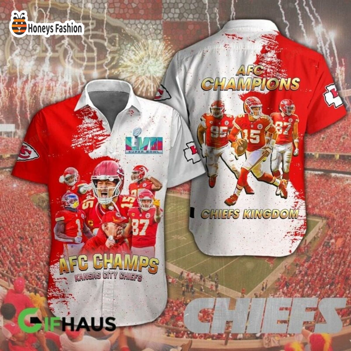 AFC Champions Kansas City Chiefs Super Bowl LVII Hawaiian Shirt