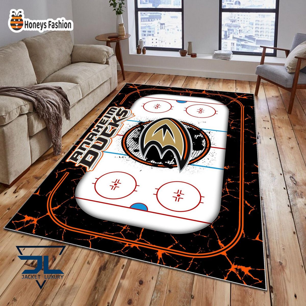 Anaheim Ducks NHL Rug Carpet