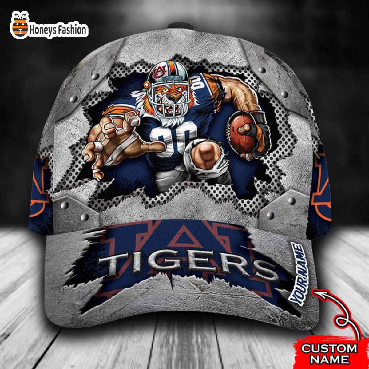Auburn Tigers mascot custom name classic cap