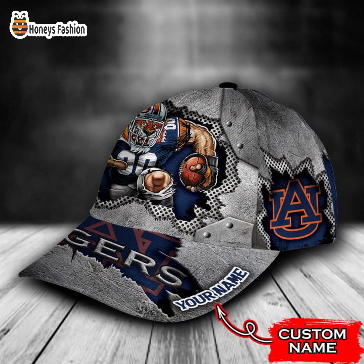Auburn Tigers mascot custom name classic cap