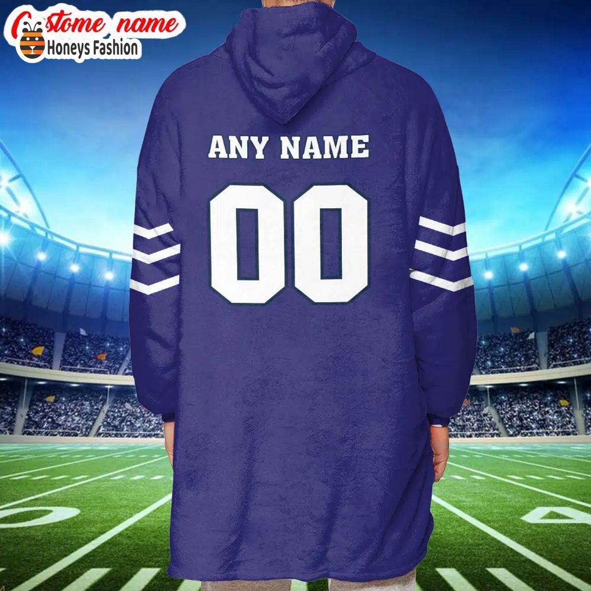 Baltimore Ravens NFL Adidas all day i dream about Ravens blanket hoodie