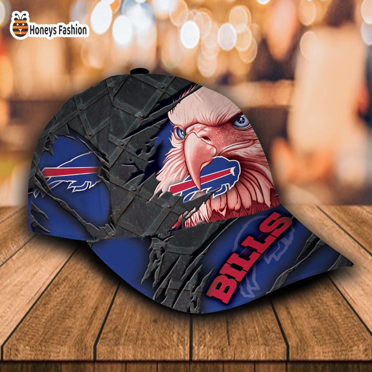 Buffalo Bills NFL Eagle Custom Name Classic Cap