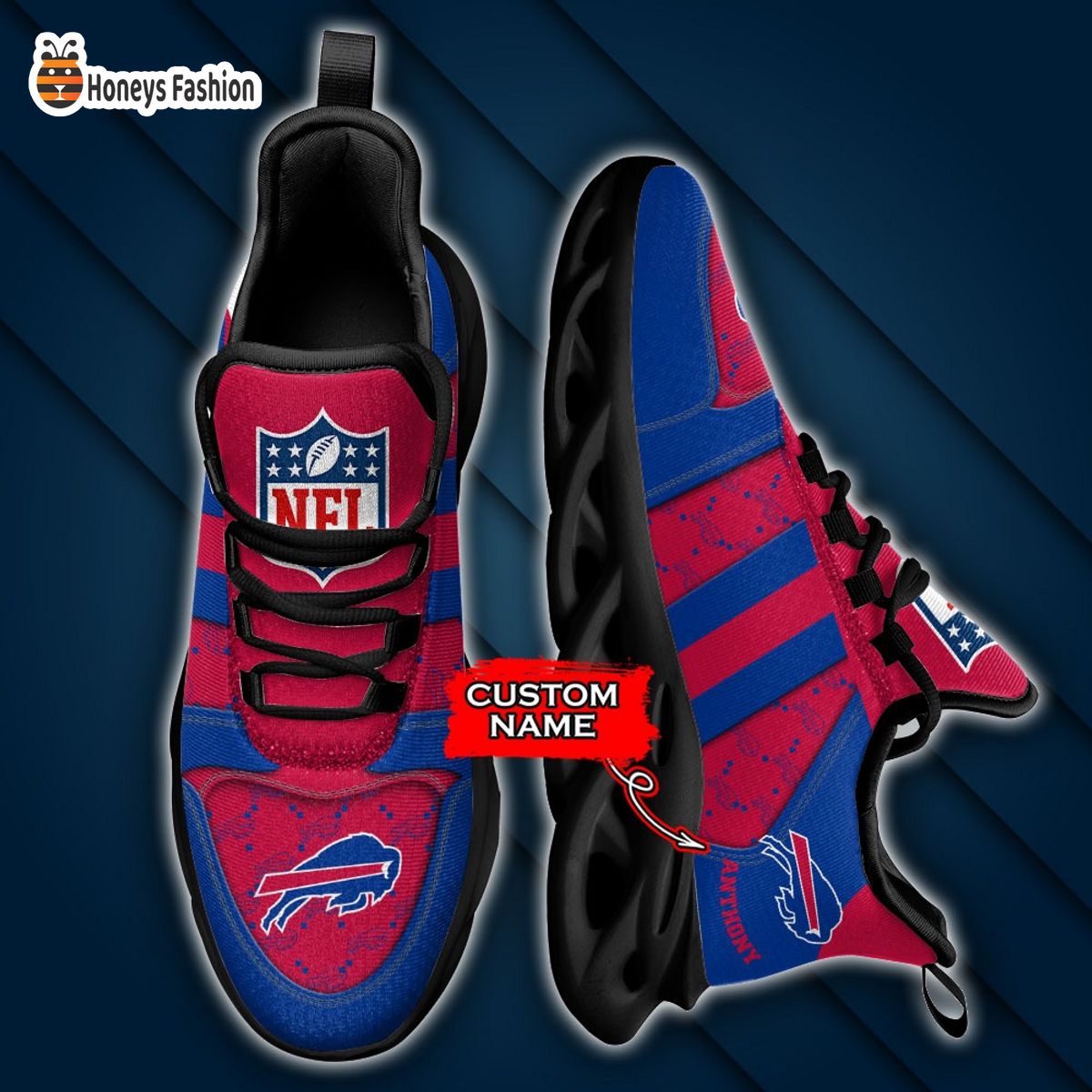 Buffalo Bills NFL Gucci Personalized Max Soul Shoes