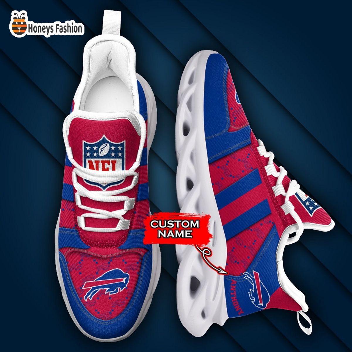 Buffalo Bills NFL Gucci Personalized Max Soul Shoes